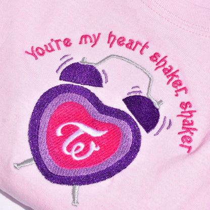 HEART SHAKER TWICE PLAYERA BORDADA