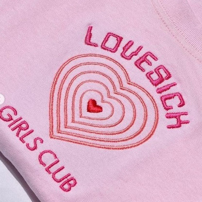 LOVESICK GIRL BLACKPINK PLAYERA BORDADA