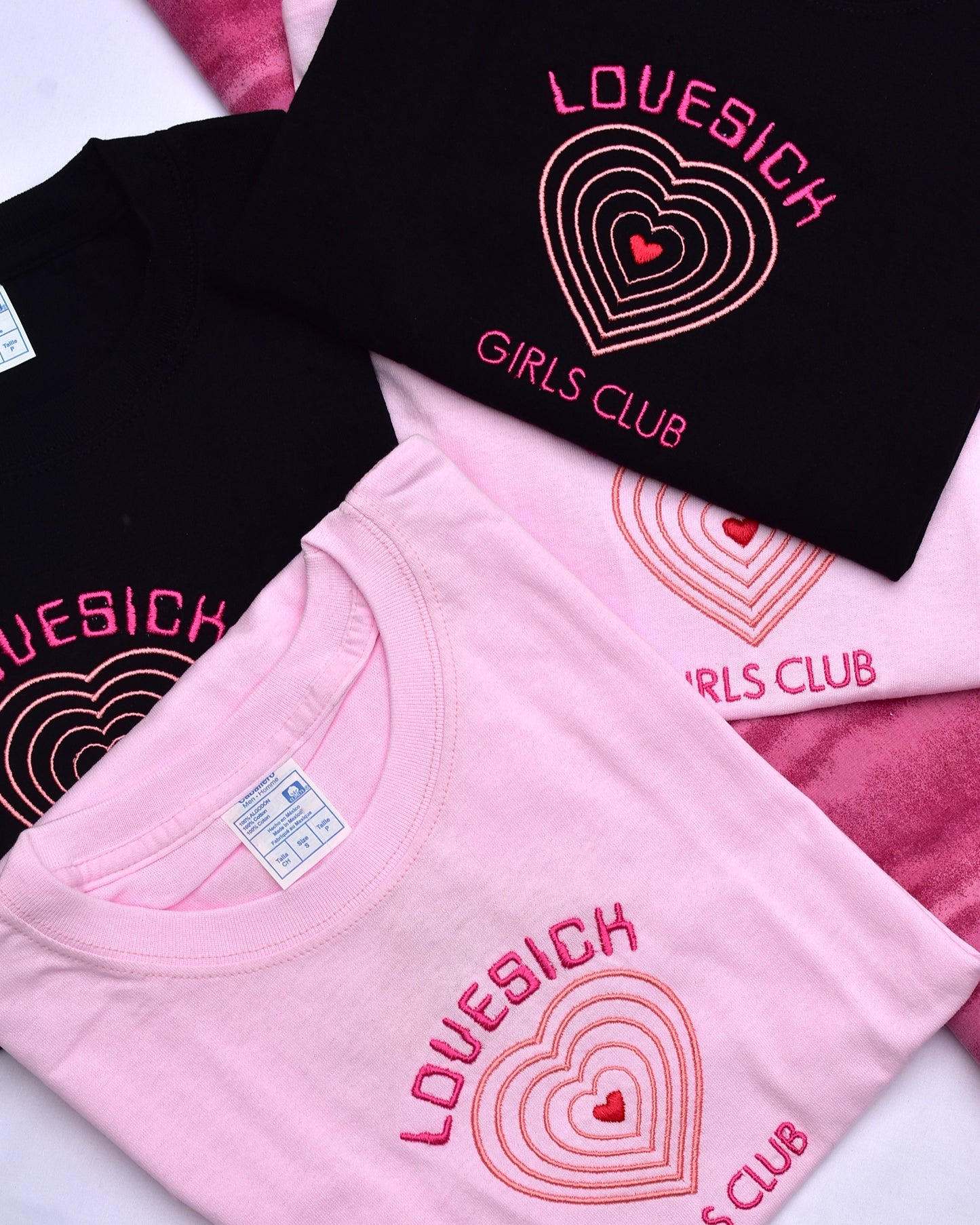 LOVESICK GIRL BLACKPINK PLAYERA BORDADA