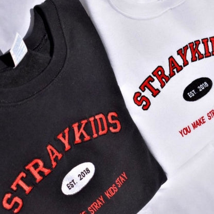 STRAY KIDS SUDADERA BORDADA, UNISEX