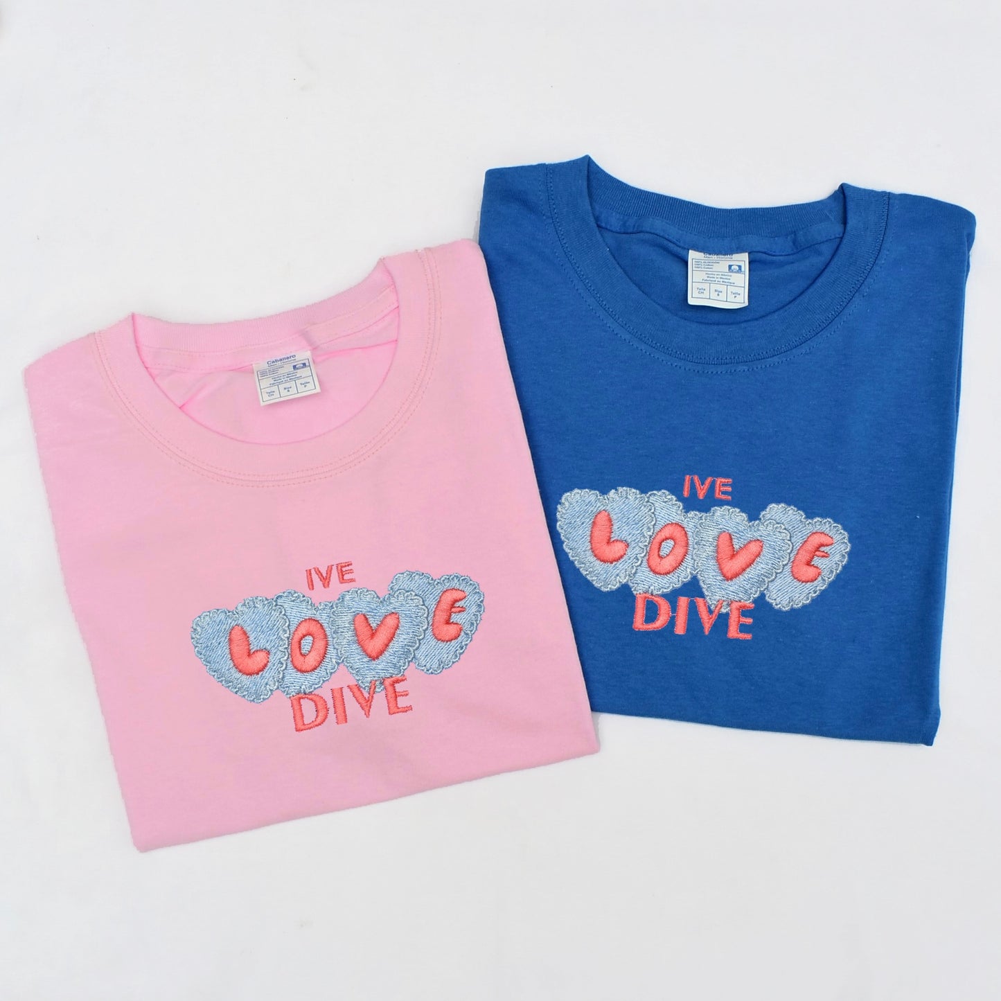 LOVE DIVE IVE PLAYERA BORDADA