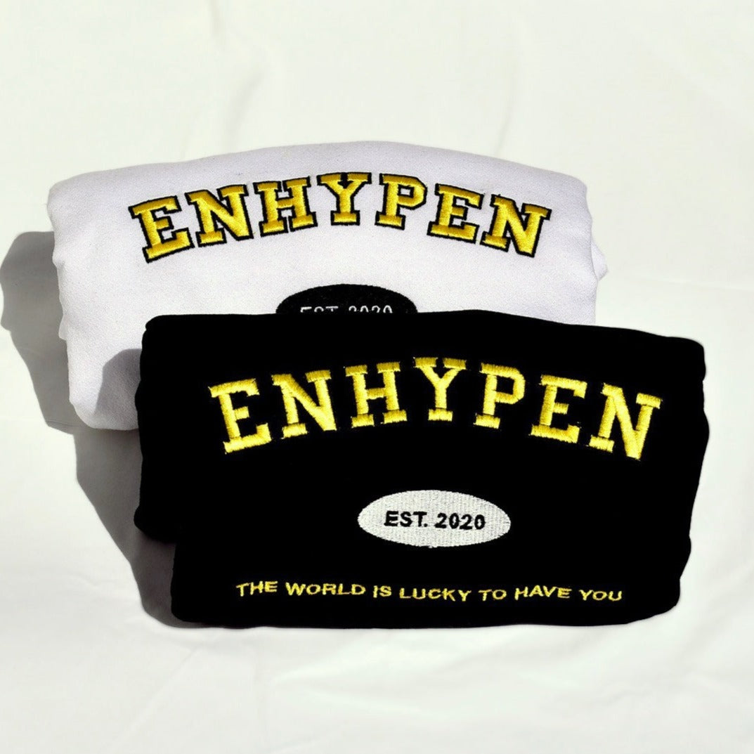 ENHYPEN SUDADERA BORDADA UNISEX