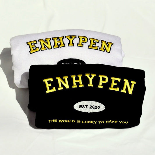 ENHYPEN SUDADERA BORDADA UNISEX