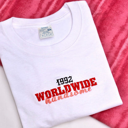 JIN WORLDWIDE HANDSOME PLAYERA BORDADA